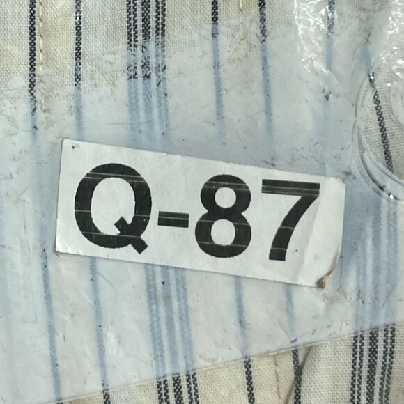 5 for $25🔥King Size White Vertical Striped Button Front Shirt 5XL - Picture 6 of 6